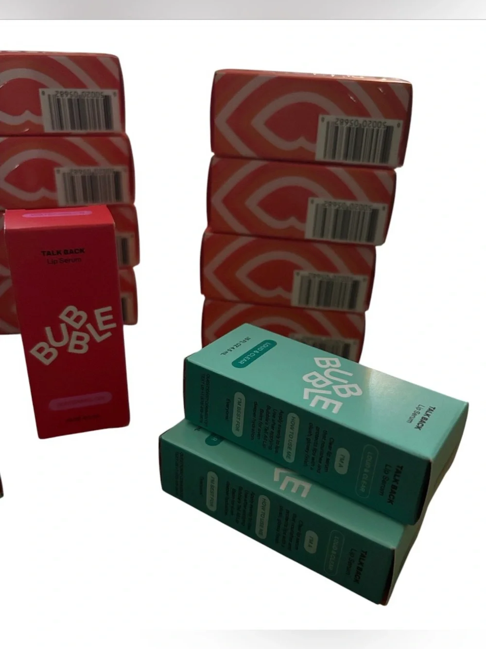 BUBBLE LIP BALM BUST Tell All BERRY Talk Back Loud Clear Mint Message Watermelon